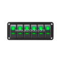 6 Gang ON-OFF Rocker Switch LED Switch Panel